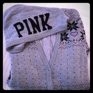 PINK Victoria’s Secret Hooded Cardigan